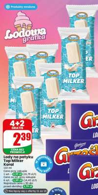 Lody na patyku Top Milker Koral