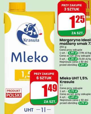 Mleko UHT 1,5% Krasula