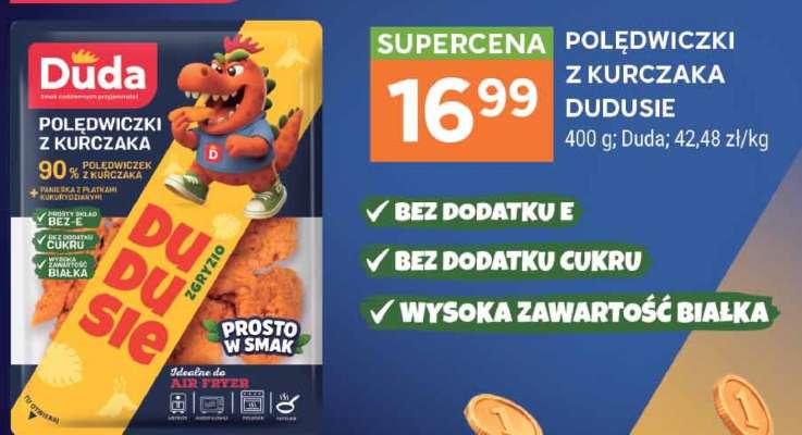 Polędwiczki z kurczaka Dudusie