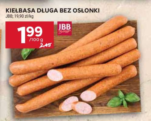 Kiełbasa długa bez osłonki