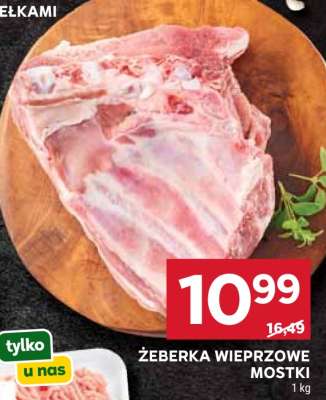 Żeberka wieprzowe mostki