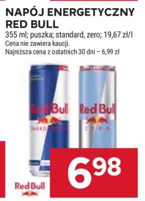 Napój energetyczny RED BULL