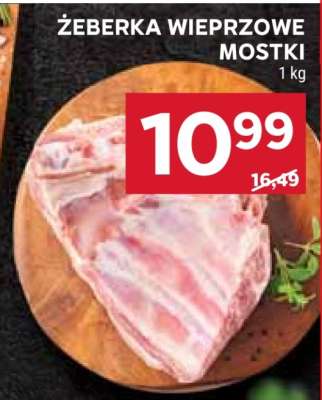 Żeberka wieprzowe mostki