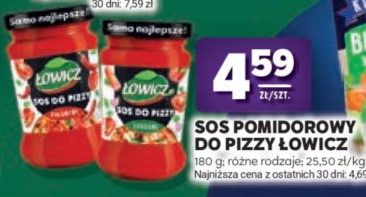 SOS POMIDOROWY DO PIZZY ŁOWICZ