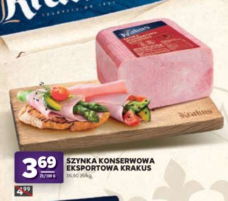 Szynka konserwowa eksportowa KRAKUS