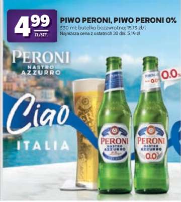 Piwo Peroni, Piwo Peroni 0%