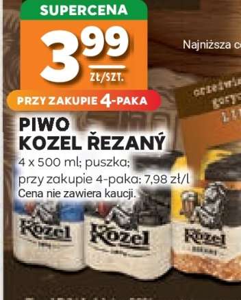 Piwo Kozel Řezaný