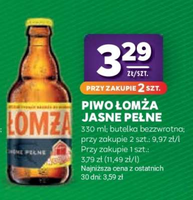 Piwo Łomża Jasne Pełne