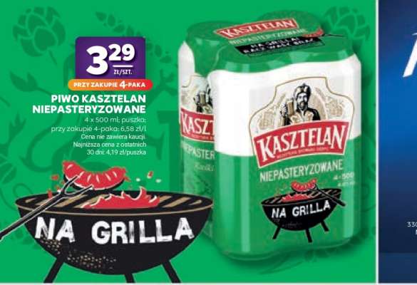 Piwo Kasztelan Niepasteryzowane