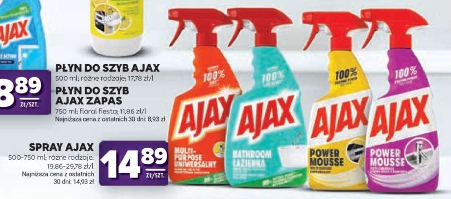 Płyn do szyb Ajax