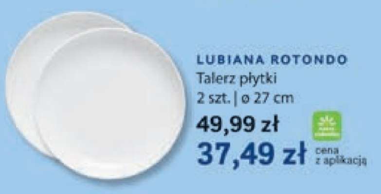 LUBIANA ROTONDO Talerz płytki