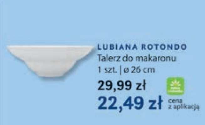 Lubiana Rotondo Talerz do makaronu