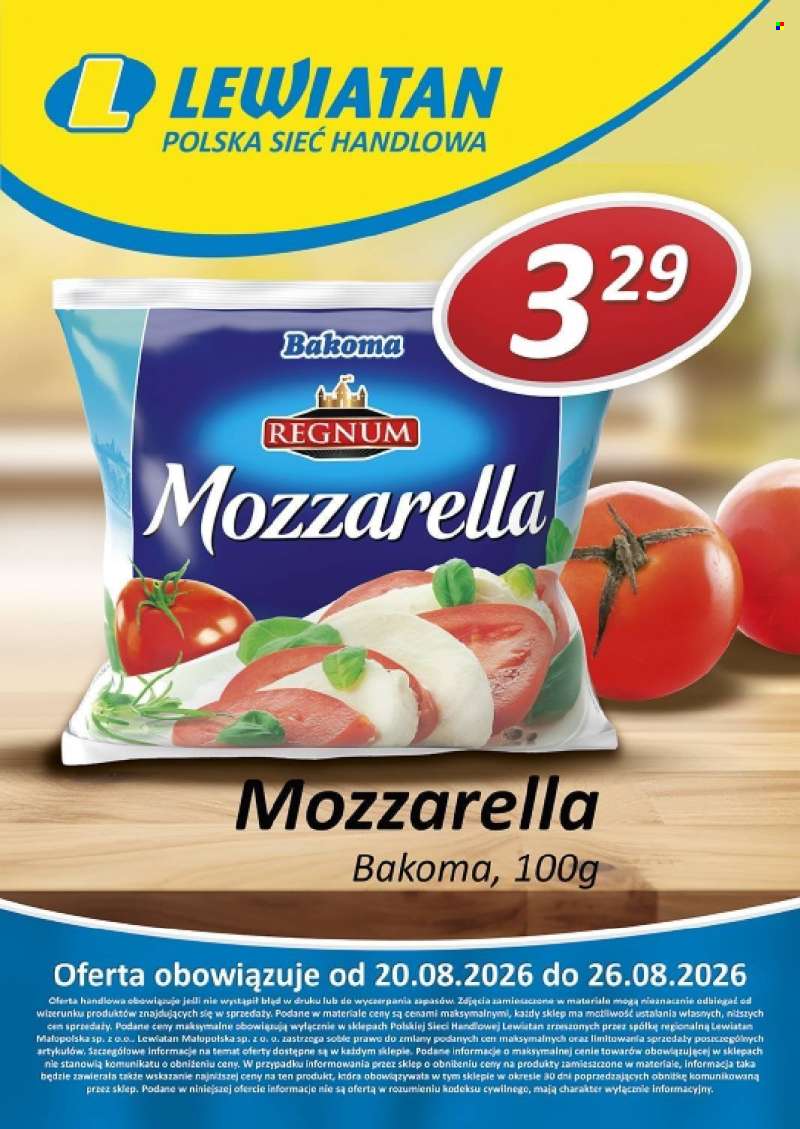 Gazetka Lewiatan - 20.08.2026 - 26.08.2026.