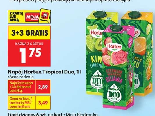 Napój Hortex Tropical Duo, 1l