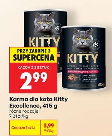 Karma dla kota Kitty Excellence, 415 g