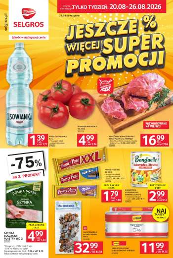 Gazetka Selgros - 20.08.2026 - 26.08.2026.