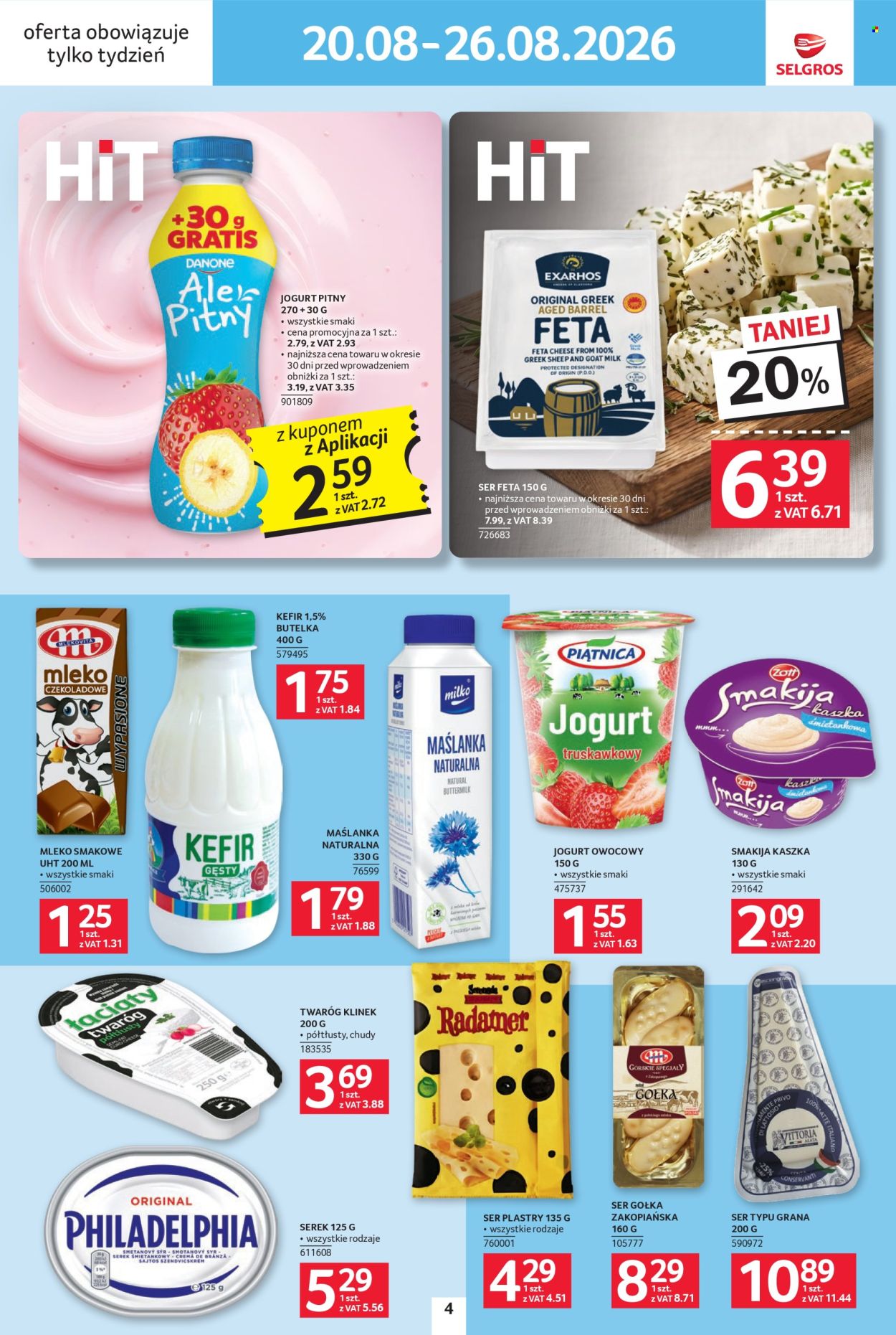 Gazetka Selgros - 20.08.2026 - 26.08.2026. Strona 4