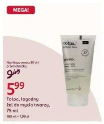 Tołpa, łagodny żel do mycia twarzy, 75 ml