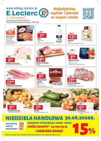 Gazetka E.Leclerc - 24.08.2026 - 30.08.2026.