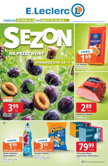 Gazetka E.Leclerc - 25.08.2026 - 5.09.2026.