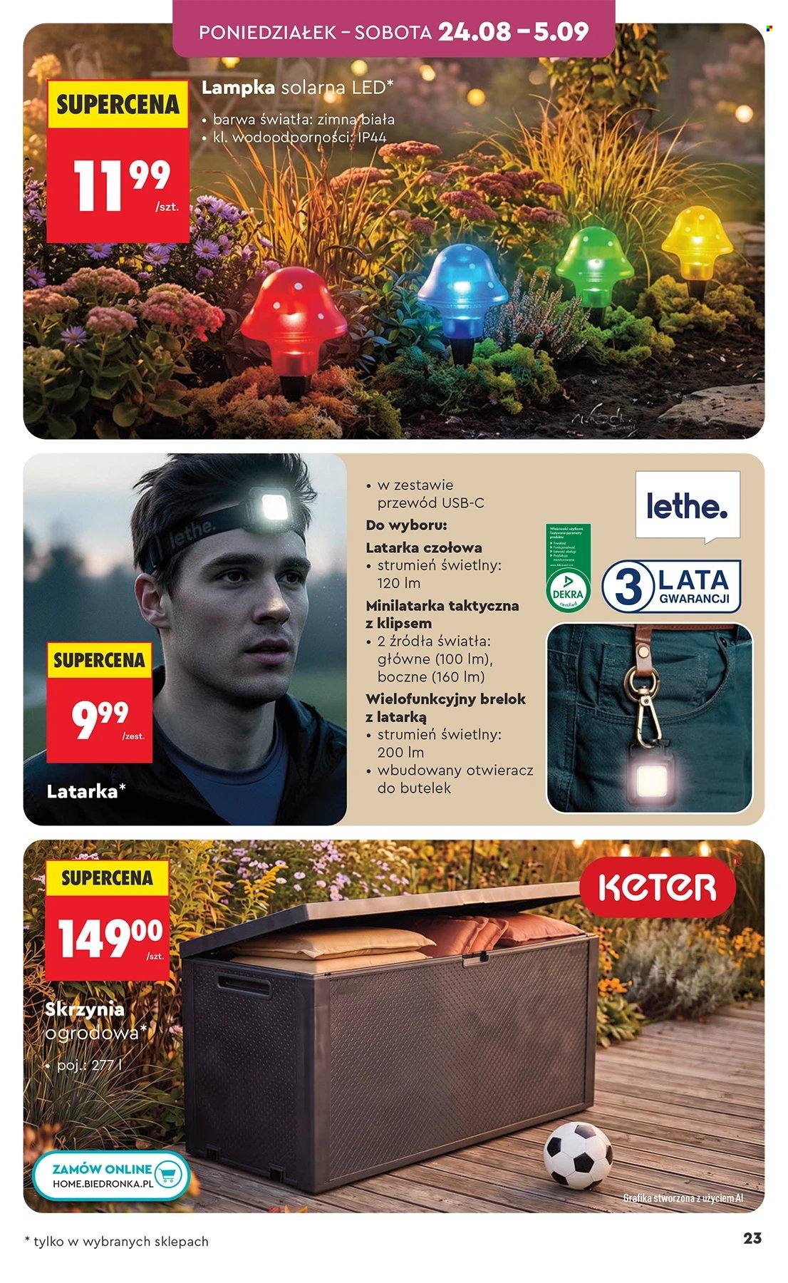 Leták Biedronka - 24.8.2026 - 9.9.2026. Strana 23