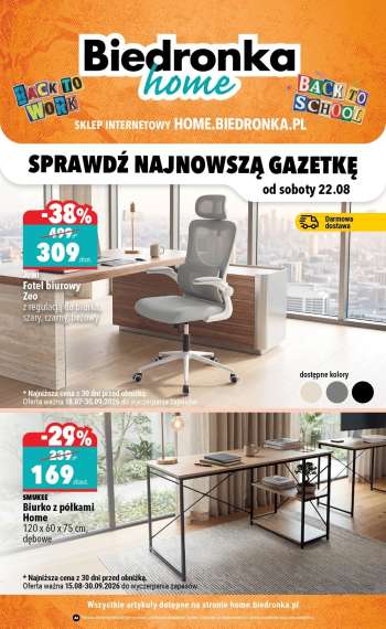 Gazetka Biedronka - 22.08.2026 - 30.09.2026.