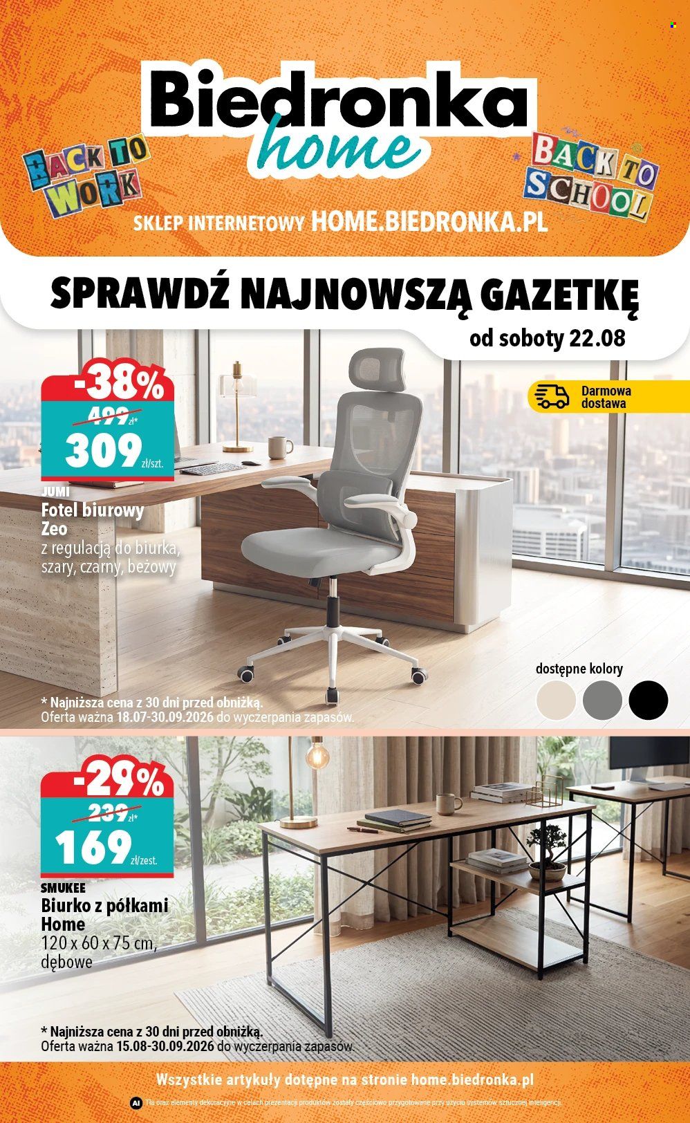 Leták Biedronka - 22.8.2026 - 30.9.2026. Strana 1
