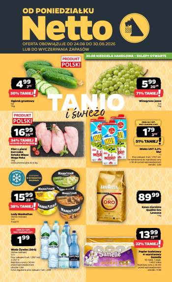 Gazetka Netto - 24.08.2026 - 30.08.2026.