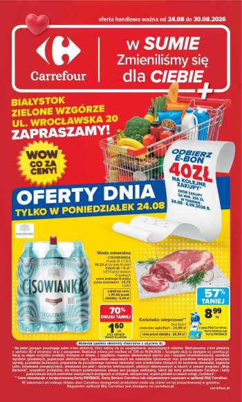 Gazetka Carrefour - 24.08.2026 - 30.08.2026.