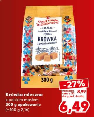 Krówka mleczna z polskim masłem