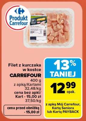 Filet z kurczaka w kostce CARREFOUR