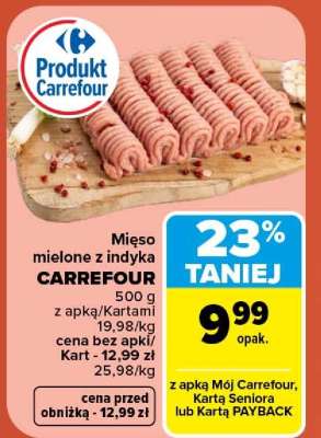 Mięso mielone z indyka CARREFOUR