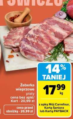 Žeberka wieprzowe platy