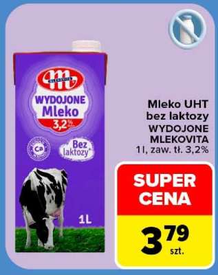 Mleko UHT bez laktozy WYDOJONE MLEKOVITA