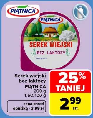 Serek wiejski bez laktozy
