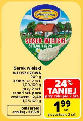 Serek wiejski WŁOSZCZOWA