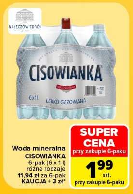 Woda mineralna CISOWIANKA