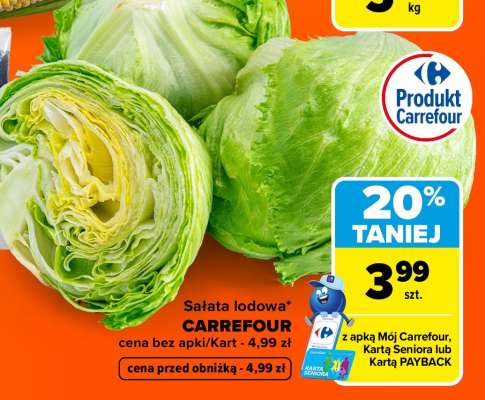 Sałata lodowa CARREFOUR
