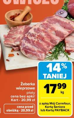 Žeberka wieprzowe platy