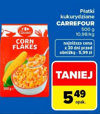Płatki kukurydziane Carrefour