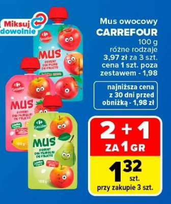 Mus owocowy CARREFOUR