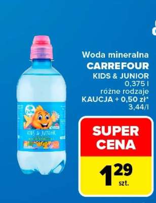Woda mineralna CARREFOUR KIDS & JUNIOR