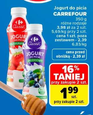 Jogurt do picia Carrefour