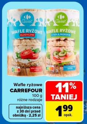 Wafle ryzowe Carrefour