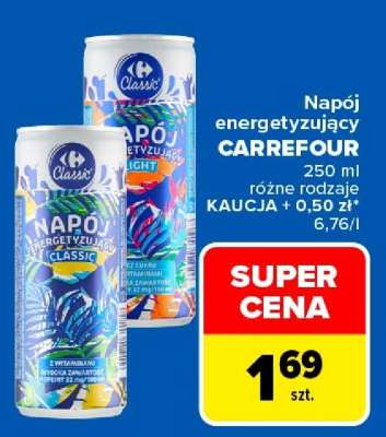Napój energetyzujący Carrefour