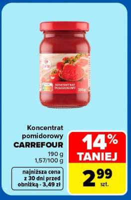 Koncentrat pomidorowy Carrefour