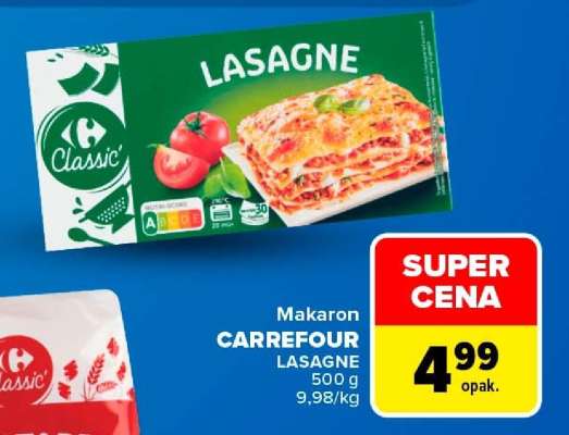 Makaron CARREFOUR LASAGNE