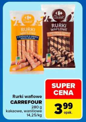 Rurki waflowe** Carrefour