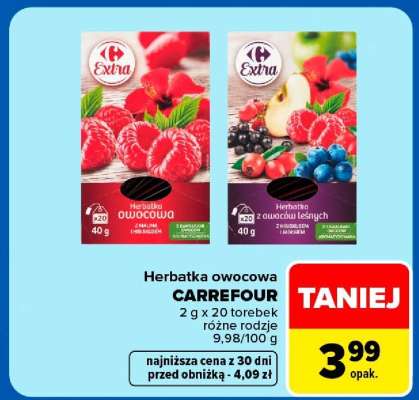 Herbatka owocowa CARREFOUR