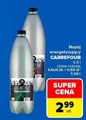 Napój energetyzujący Carrefour